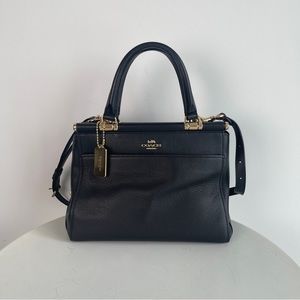 Coach Black Leather Grace Bag